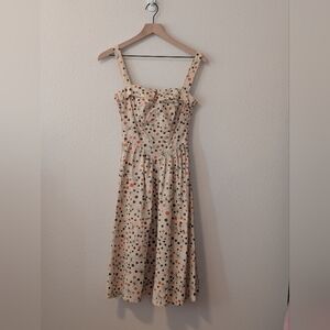 Retro Vibe Bettie Page Midi Dress XS